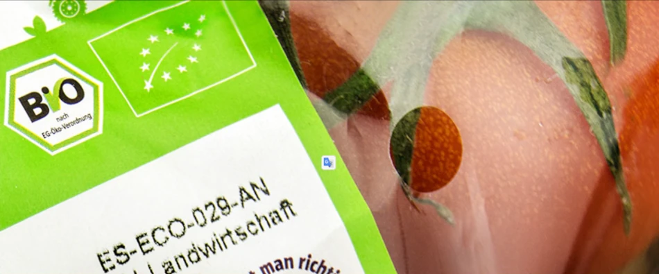 Etiqueta ecológica oficial con referencia al Reglamento 2018848