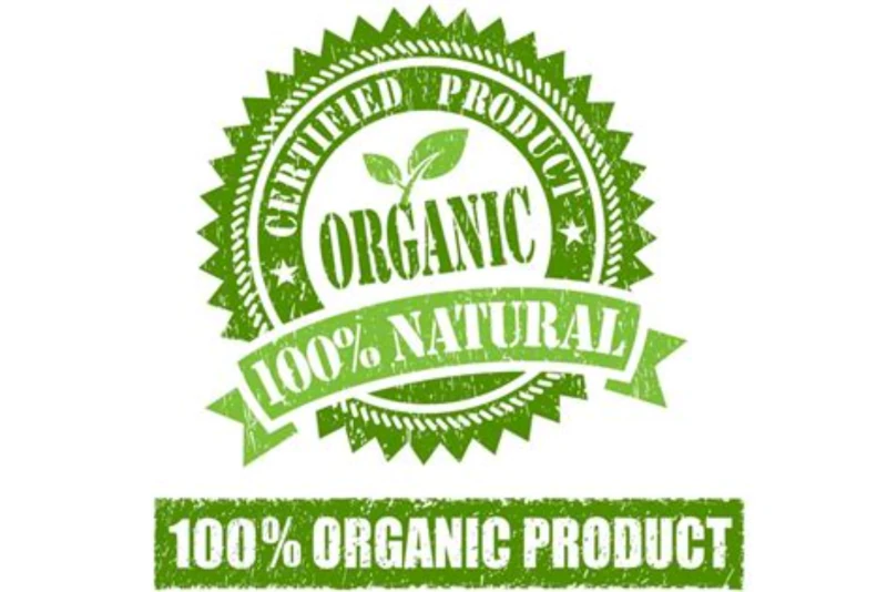 Sello “100 % Organic” genérico